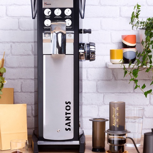 Santos Silent Espresso Coffee Grinder with Dispenser - CK819